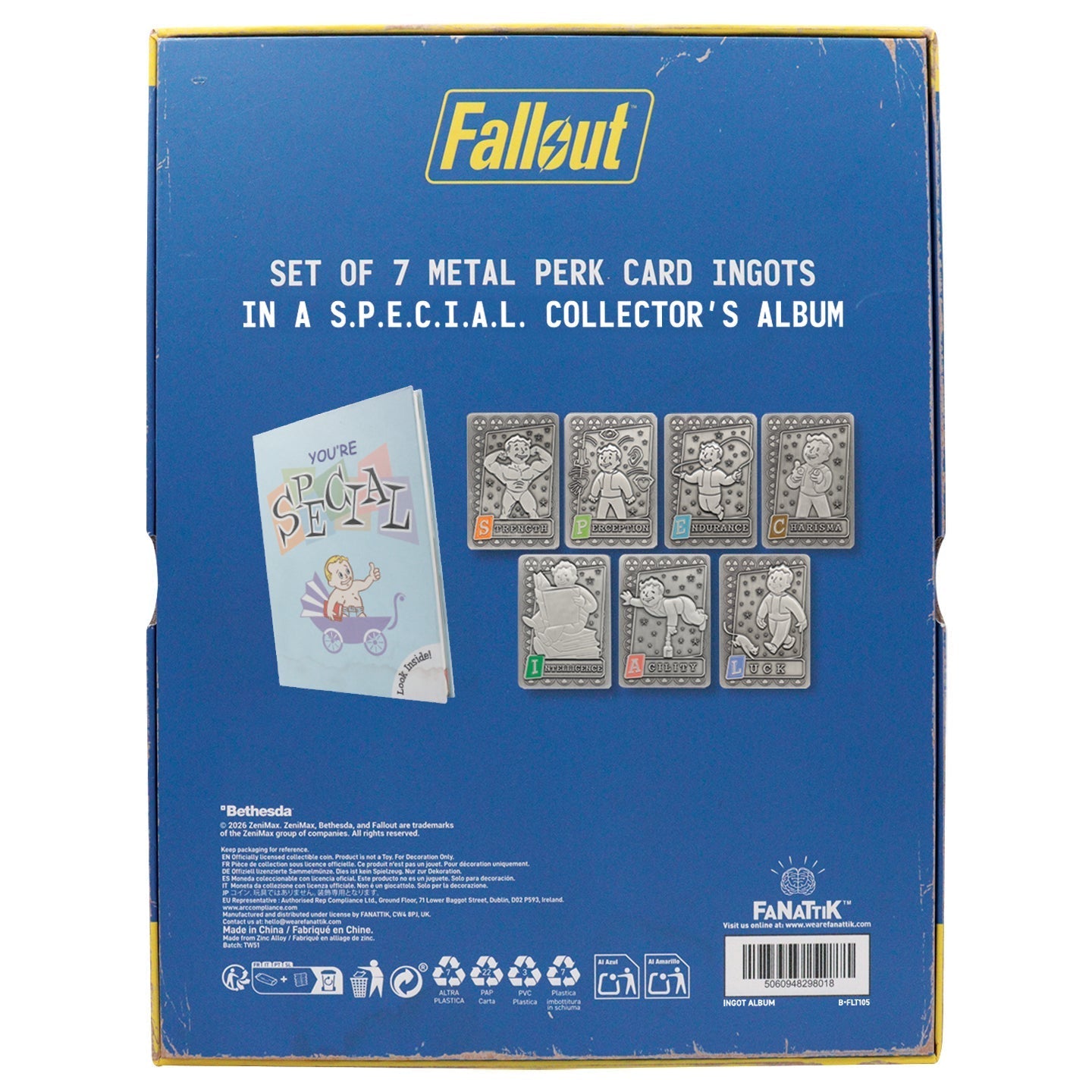 Objet collector Fallout - S.P.E.C.I.A.L. Perk Card Ingot Collector’s AlbumCObjet collector Fallout - S.P.E.C.I.A.L. Perk Card Ingot Collector’s AlbumoObjet collector Fallout - S.P.E.C.I.A.L. Perk Card Ingot Collector’s AlbumfObjet collector Fallout - S.P.E.C.I.A.L. Perk Card Ingot Collector’s AlbumfObjet collector Fallout - S.P.E.C.I.A.L. Perk Card Ingot Collector’s AlbumrObjet collector Fallout - S.P.E.C.I.A.L. Perk Card Ingot Collector’s AlbumeObjet collector Fallout - S.P.E.C.I.A.L. Perk Card Ingot Colle