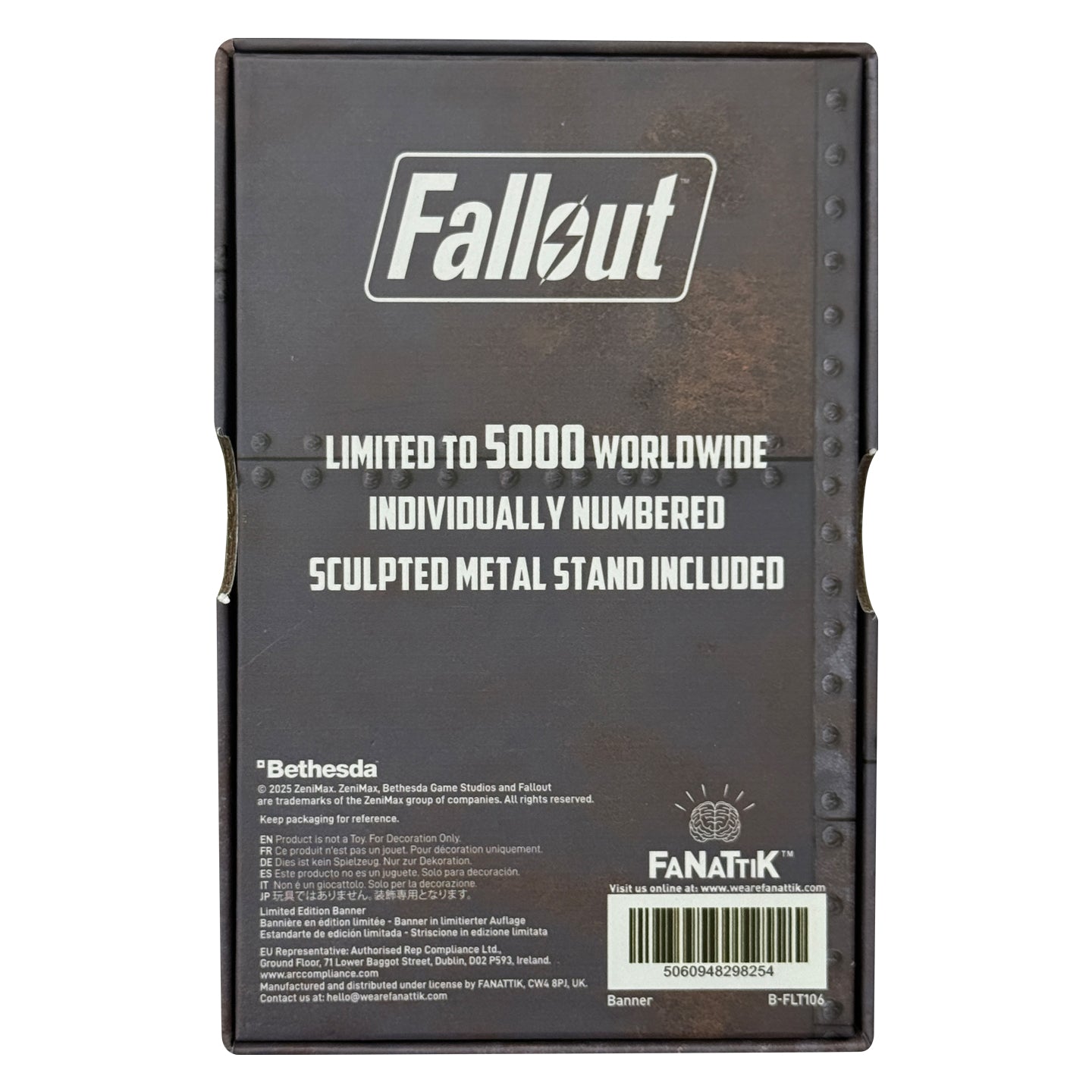 Objet collector Fallout - Brotherhood of Steel Metal BannerBObjet collector Fallout - Brotherhood of Steel Metal BanneraObjet collector Fallout - Brotherhood of Steel Metal BannernObjet collector Fallout - Brotherhood of Steel Metal BannernObjet collector Fallout - Brotherhood of Steel Metal BanneriObjet collector Fallout - Brotherhood of Steel Metal BannerèObjet collector Fallout - Brotherhood of Steel Metal BannerrObjet collector Fallout - Brotherhood of Steel Metal BannereObjet collector Fallout - Brothe
