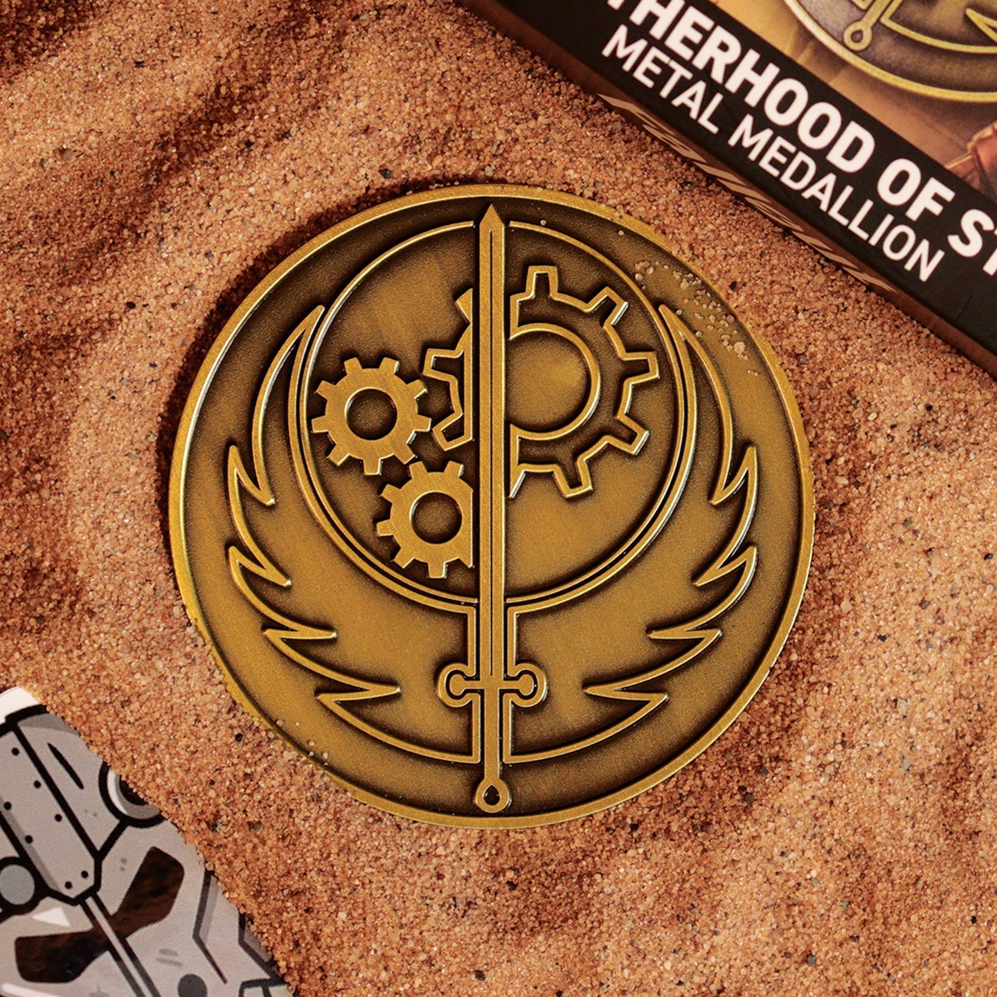 Objet collector Fallout - Brotherhood of Steel Medallion and Vinyl StickerSObjet collector Fallout - Brotherhood of Steel Medallion and Vinyl StickereObjet collector Fallout - Brotherhood of Steel Medallion and Vinyl StickertObjet collector Fallout - Brotherhood of Steel Medallion and Vinyl Sticker Objet collector Fallout - Brotherhood of Steel Medallion and Vinyl StickerdObjet collector Fallout - Brotherhood of Steel Medallion and Vinyl StickereObjet collector Fallout - Brotherhood of Steel Medallion and V