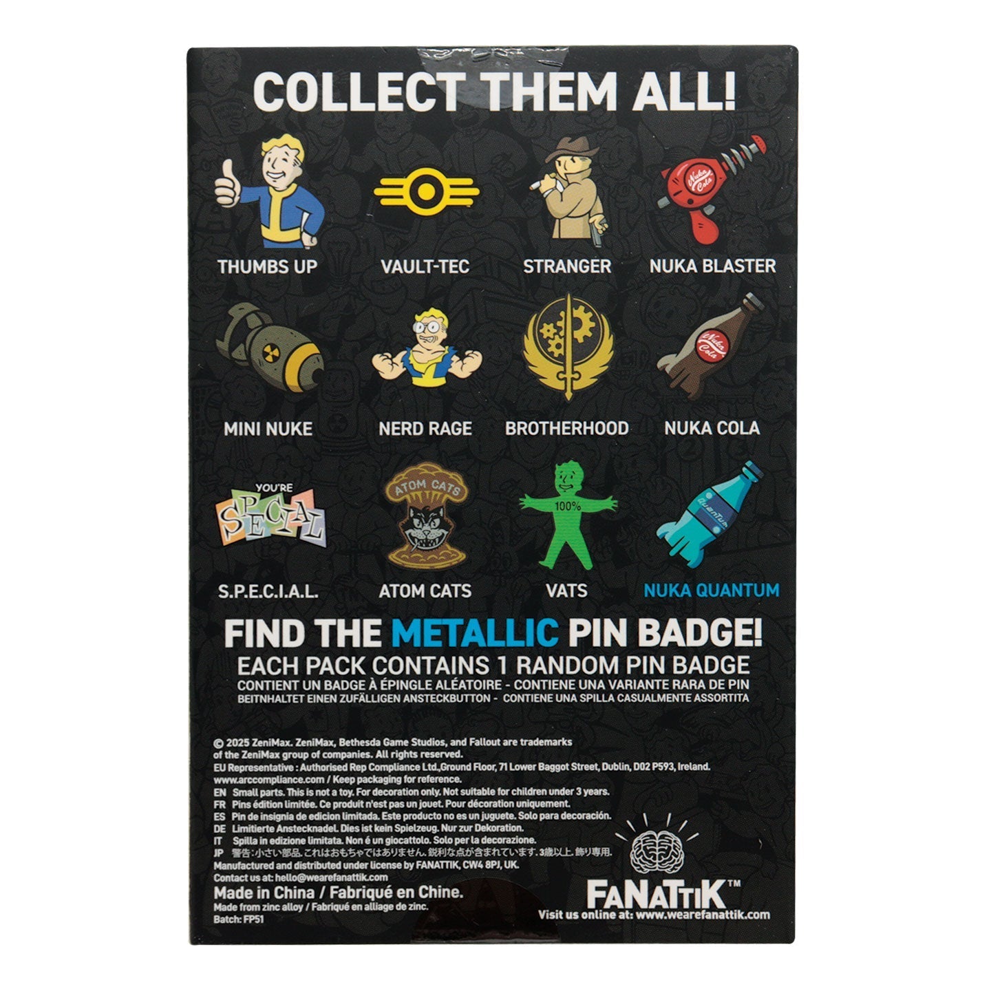 Objet collector Fallout - Mystery Pins Volume 2 CDU of 12BObjet collector Fallout - Mystery Pins Volume 2 CDU of 12oObjet collector Fallout - Mystery Pins Volume 2 CDU of 12îObjet collector Fallout - Mystery Pins Volume 2 CDU of 12tObjet collector Fallout - Mystery Pins Volume 2 CDU of 12eObjet collector Fallout - Mystery Pins Volume 2 CDU of 12 Objet collector Fallout - Mystery Pins Volume 2 CDU of 12dObjet collector Fallout - Mystery Pins Volume 2 CDU of 12eObjet collector Fallout - Mystery Pins Volume 2 
