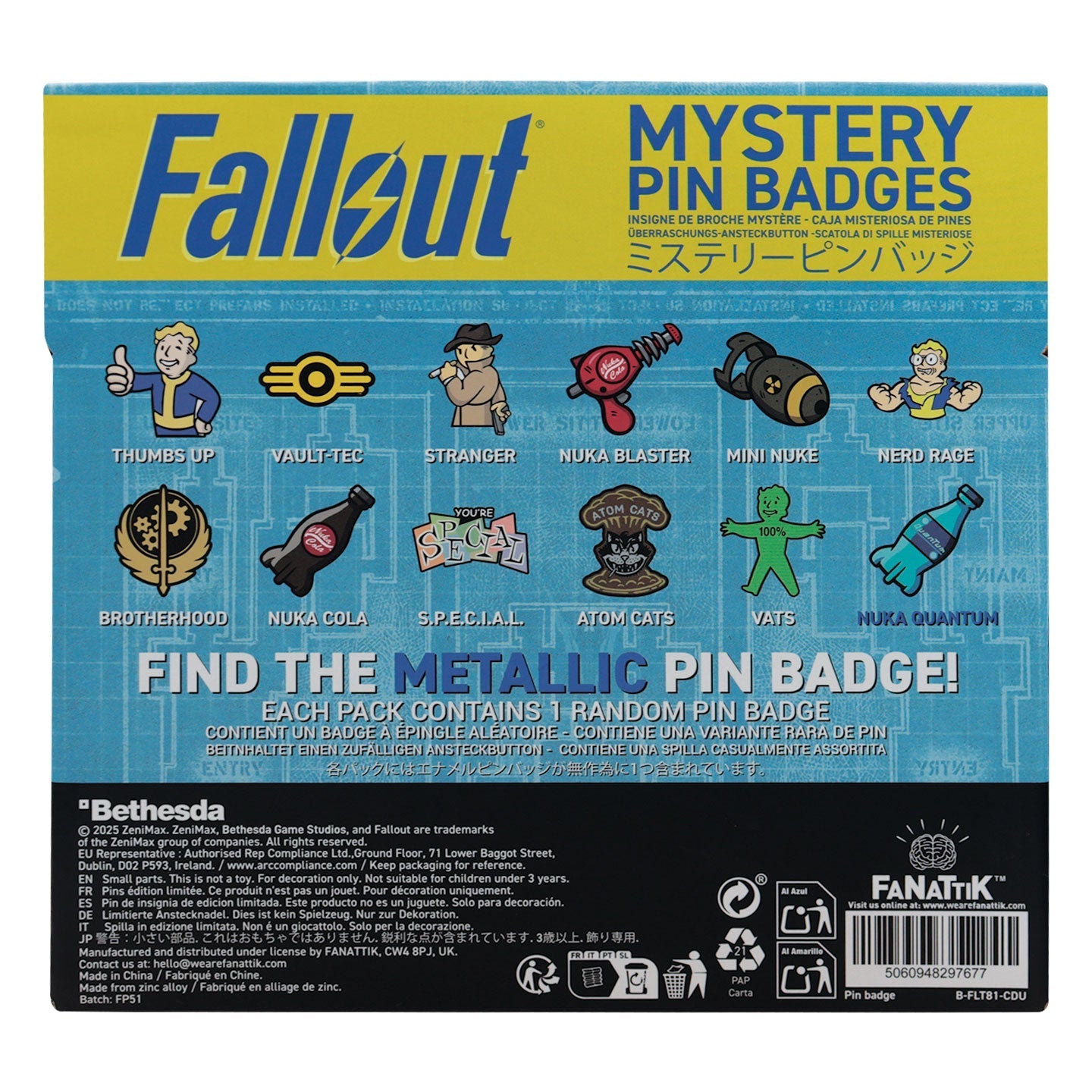 Objet collector Fallout - Mystery Pins Volume 2 CDU of 12BObjet collector Fallout - Mystery Pins Volume 2 CDU of 12oObjet collector Fallout - Mystery Pins Volume 2 CDU of 12îObjet collector Fallout - Mystery Pins Volume 2 CDU of 12tObjet collector Fallout - Mystery Pins Volume 2 CDU of 12eObjet collector Fallout - Mystery Pins Volume 2 CDU of 12 Objet collector Fallout - Mystery Pins Volume 2 CDU of 12dObjet collector Fallout - Mystery Pins Volume 2 CDU of 12eObjet collector Fallout - Mystery Pins Volume 2 