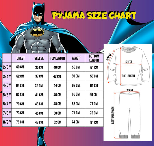 Schlafanzug – Batman schwarz