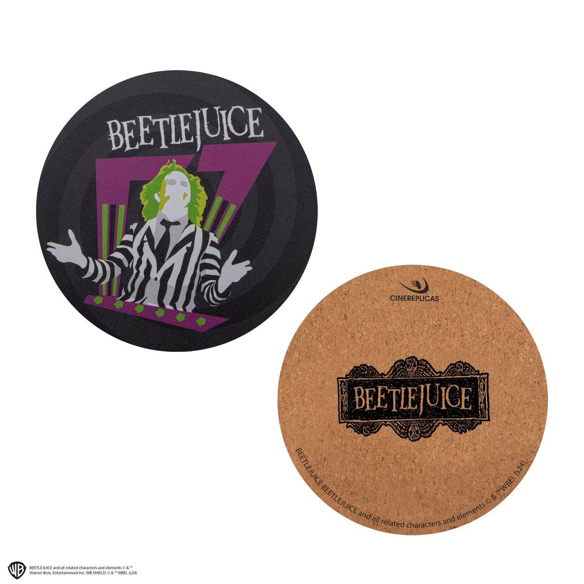 Set de 4 Sous-verres Beetlejuice - vue produit 4