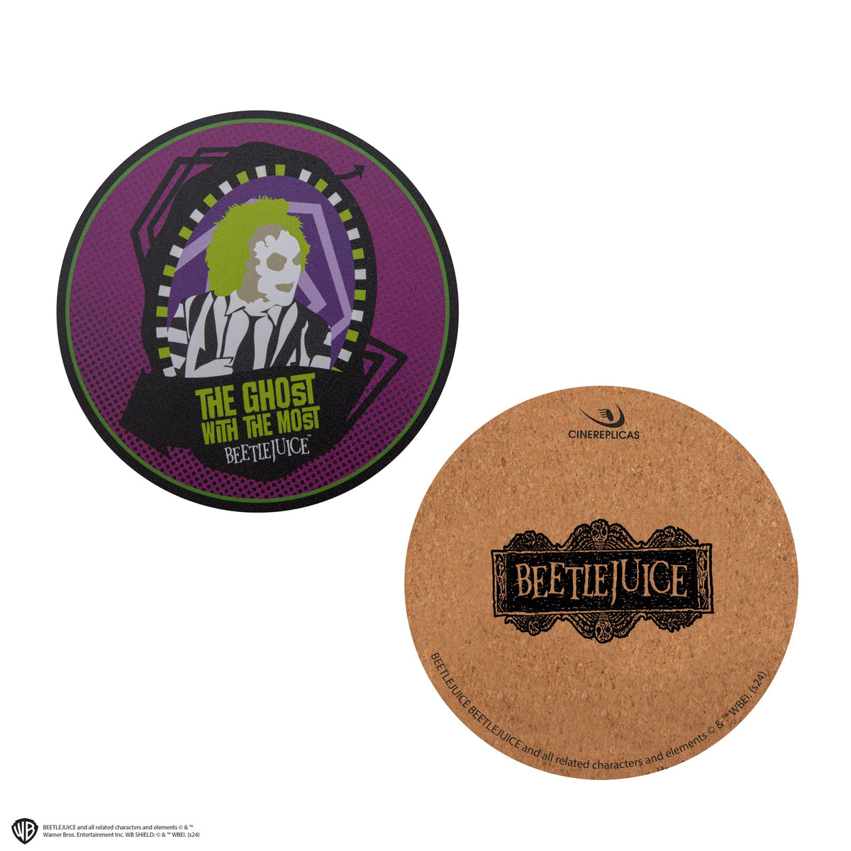 Set de 4 Sous-verres Beetlejuice - vue produit 3
