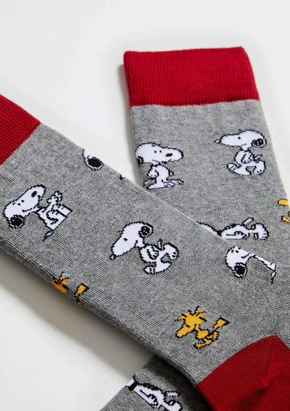 Socks BeSnoopy Moon Grey