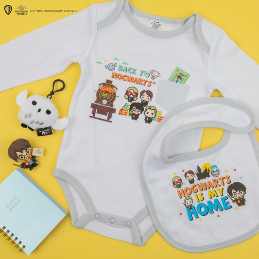 *Body und Lätzchen für Babys mit Hogwarts-Motiv