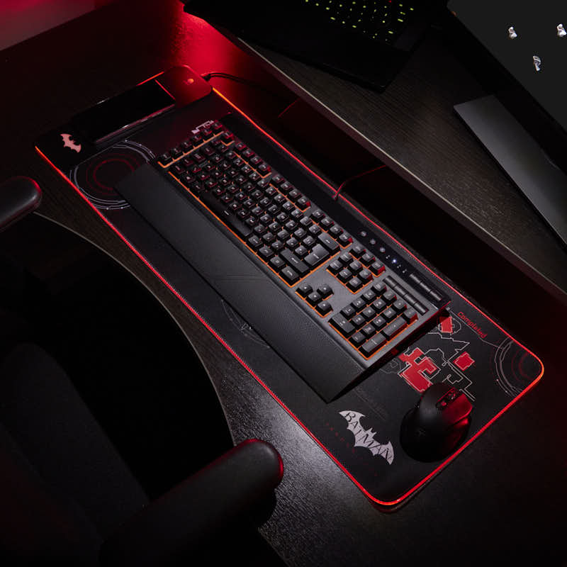 Riesige Spielmatte und Handy-Ladegerät – Batman Arkham