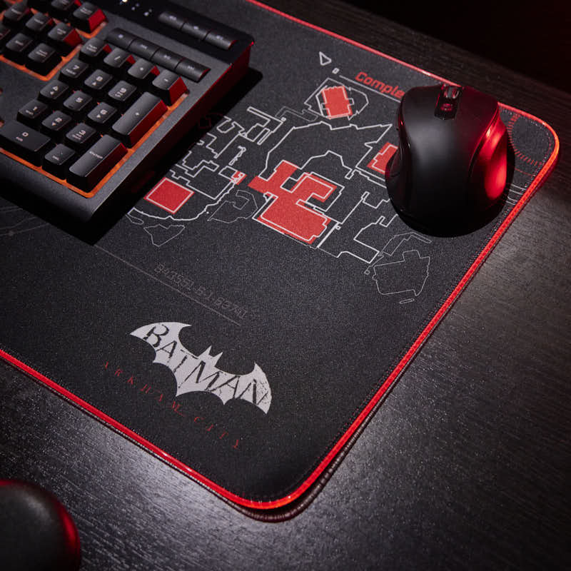 Riesige Spielmatte und Handy-Ladegerät – Batman Arkham