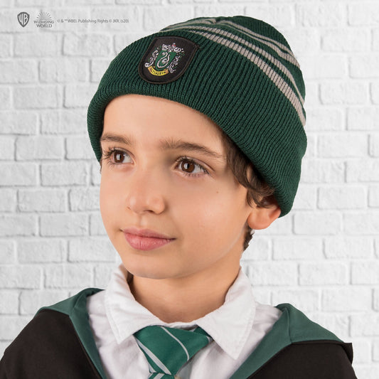*Set Mütze & Touchscreen-Handschuhe Slytherin Kinder