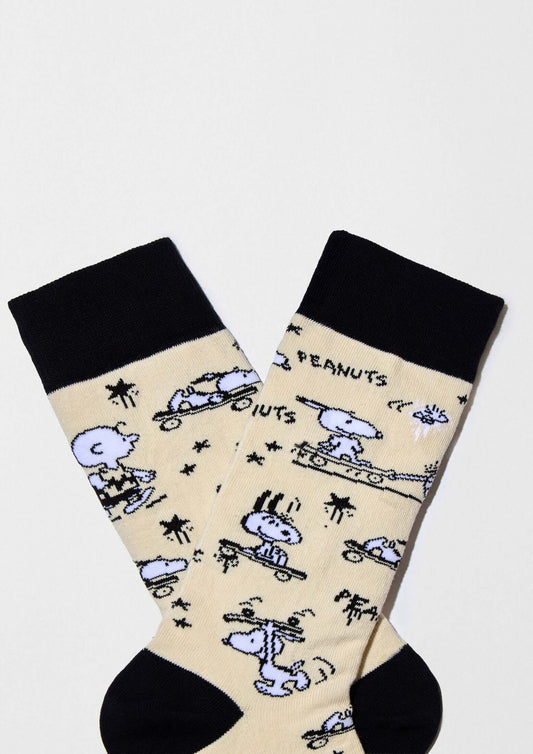 BeSnoopy Skatesocken Beige
