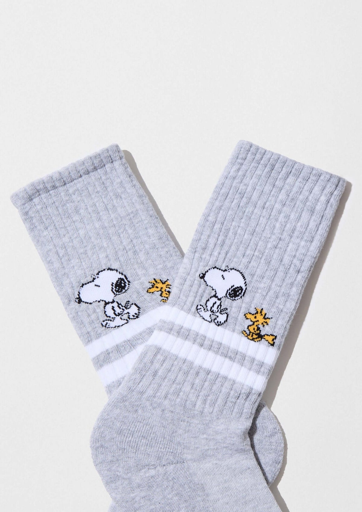 BeSnoopy Stripes Grey Sport Socks