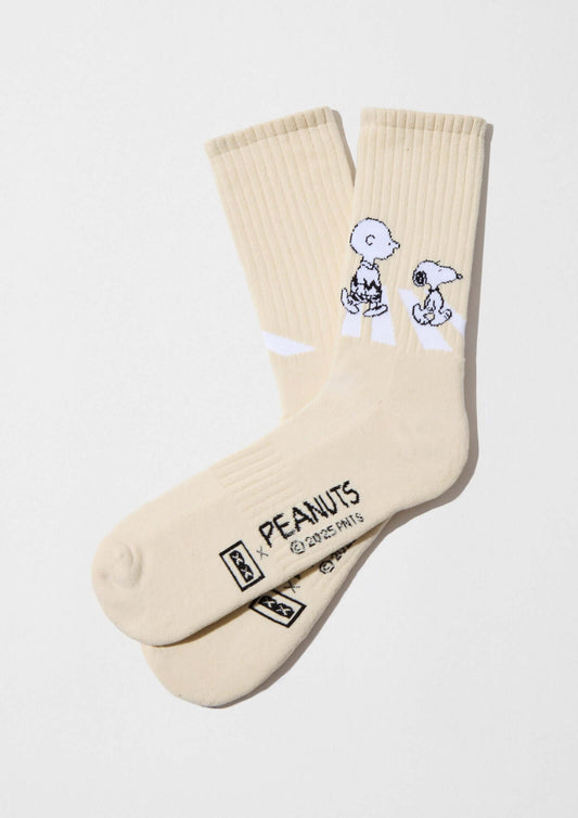 Chaussettes de sport BeSnoopy Walk Beige – Besocks