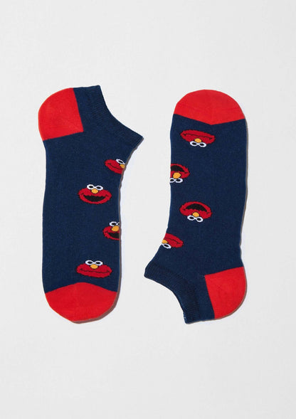 Socken kurz BeSesameStreet Elmo Marineblau