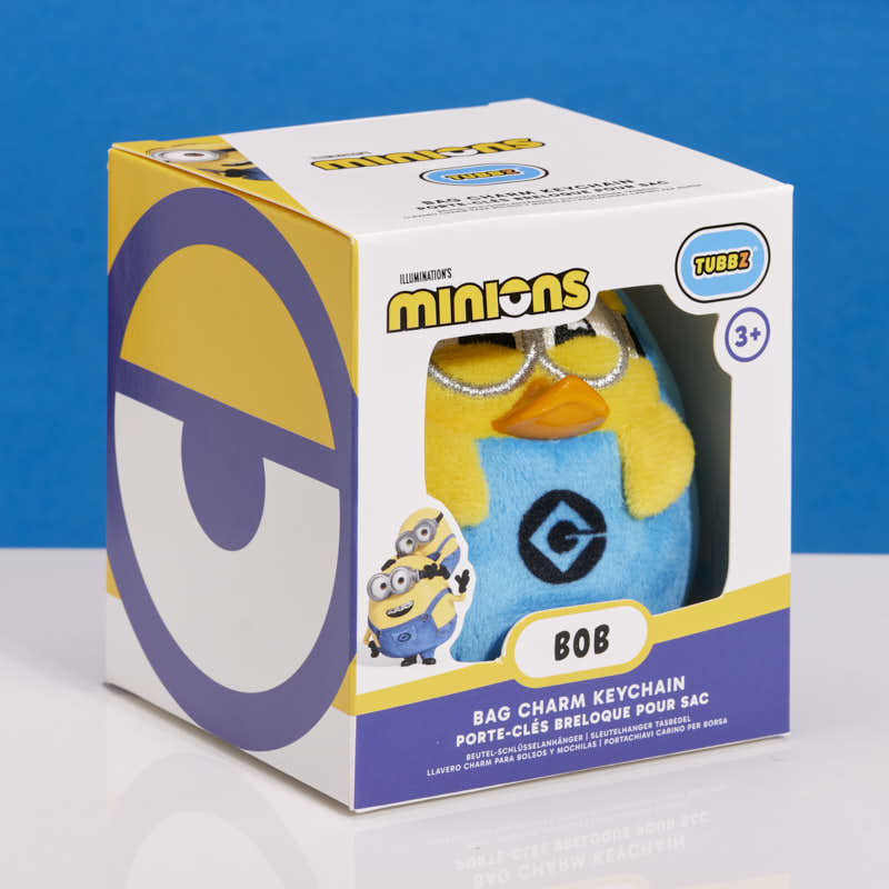 Porte-clés peluche TUBBZ Minions : Bob - PRÉCOMMANDE*