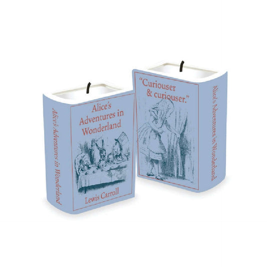 Alice in Wonderland Book Candle 10 cm