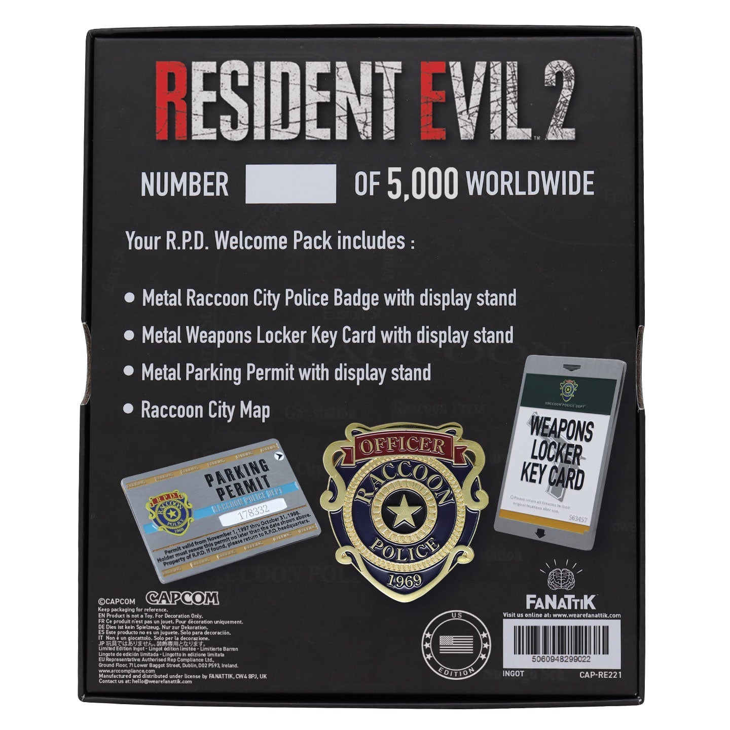 Objet collector Resident Evil - 2 - R.P.D. Welcome Pack – US VariantSObjet collector Resident Evil - 2 - R.P.D. Welcome Pack – US VarianteObjet collector Resident Evil - 2 - R.P.D. Welcome Pack – US VarianttObjet collector Resident Evil - 2 - R.P.D. Welcome Pack – US Variant Objet collector Resident Evil - 2 - R.P.D. Welcome Pack – US VariantcObjet collector Resident Evil - 2 - R.P.D. Welcome Pack – US VariantoObjet collector Resident Evil - 2 - R.P.D. Welcome Pack – US VariantlObjet collector Resident Evil