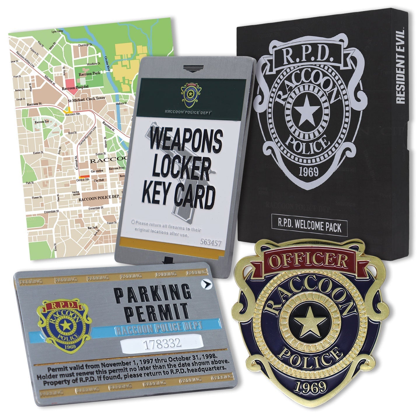 Objet collector Resident Evil - 2 - R.P.D. Welcome Pack – US Variant