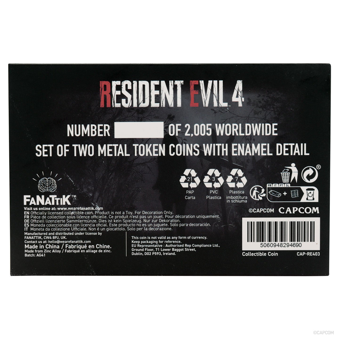 Resident Evil 4 Zwei-Token-Paket – Shooting Gallery