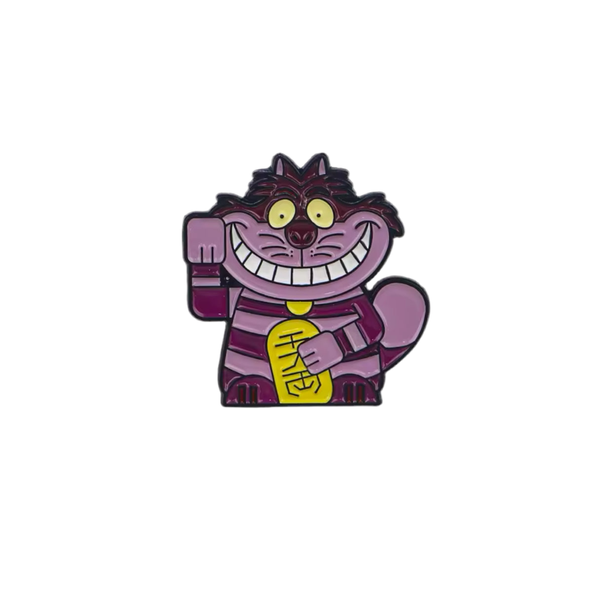 pins chat chanceux violet cheshire cat lcc