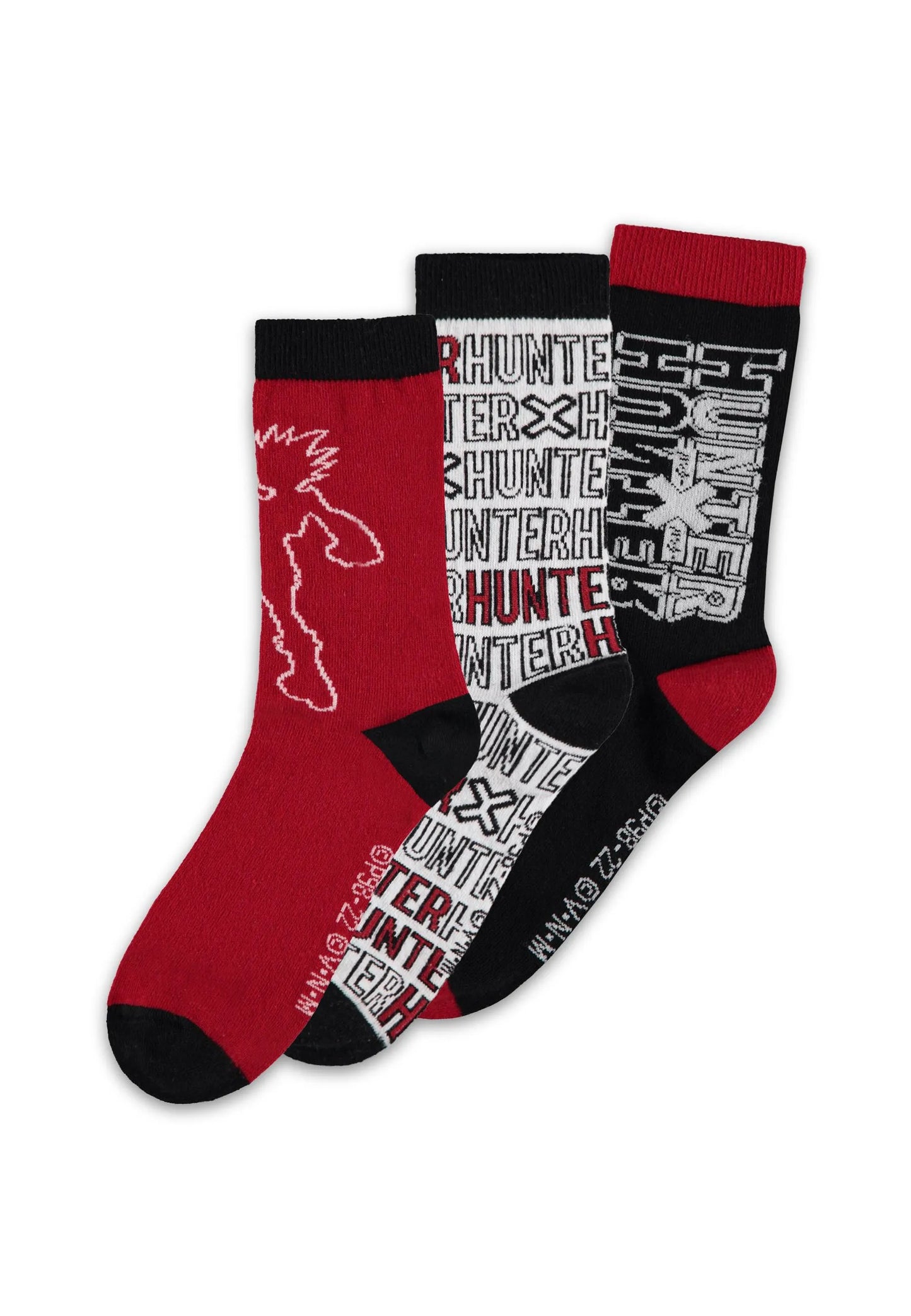 Pack of 3 pairs of Hunter x Hunter socks 