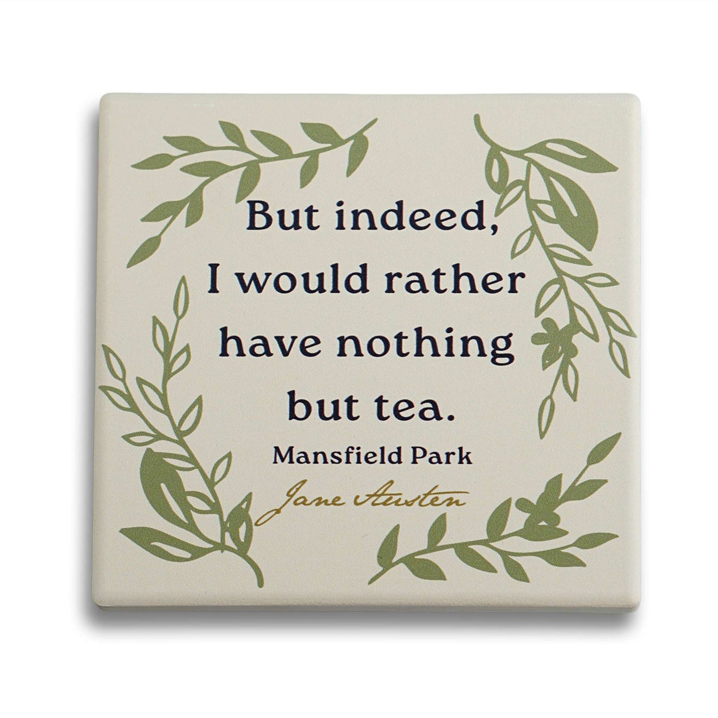 Sous-verre en céramique Jane Austen - Mansfield Park