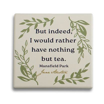 Sous-verre en céramique Jane Austen - Mansfield Park