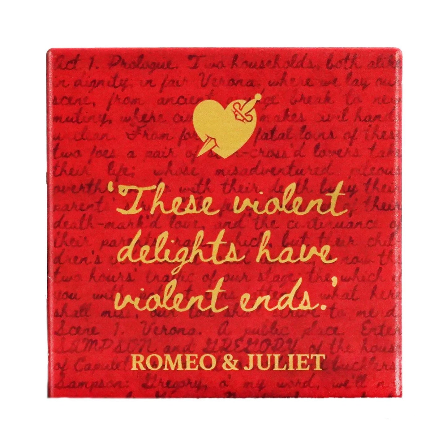 Sous-verre en céramique Shakespeare - Roméo & Juliette