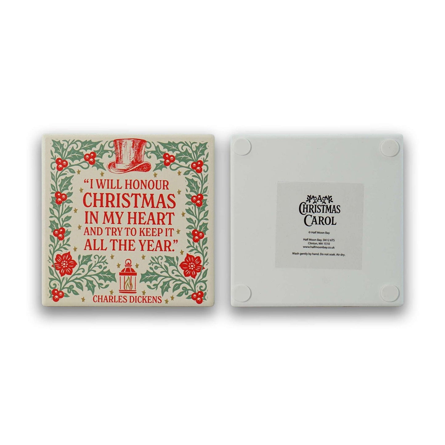 Sous-verre Un chant de Noël - s Square