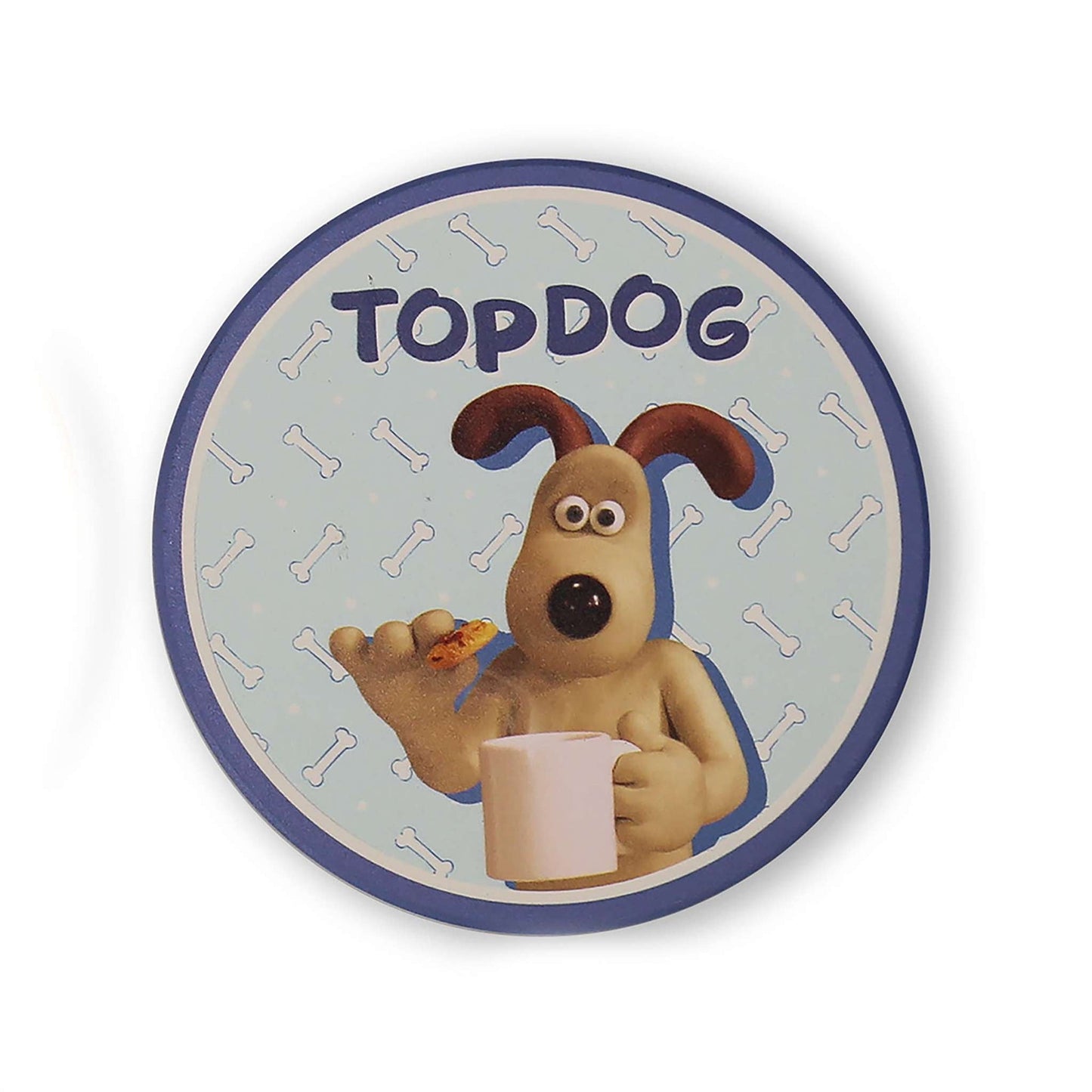 Lot de 4 sous-verres en céramique Wallace & Gromit