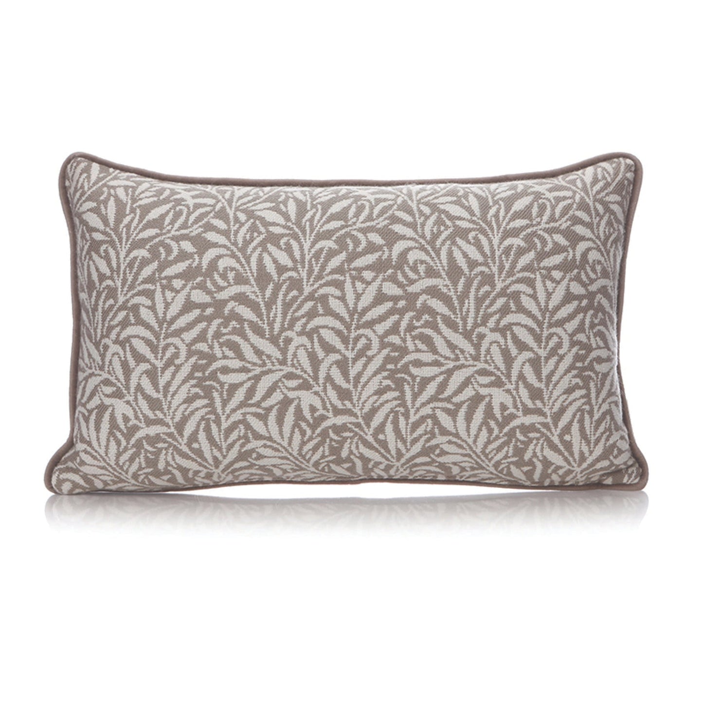 Coussin carré William Morris - ACS gris saule 30 x 50 cm