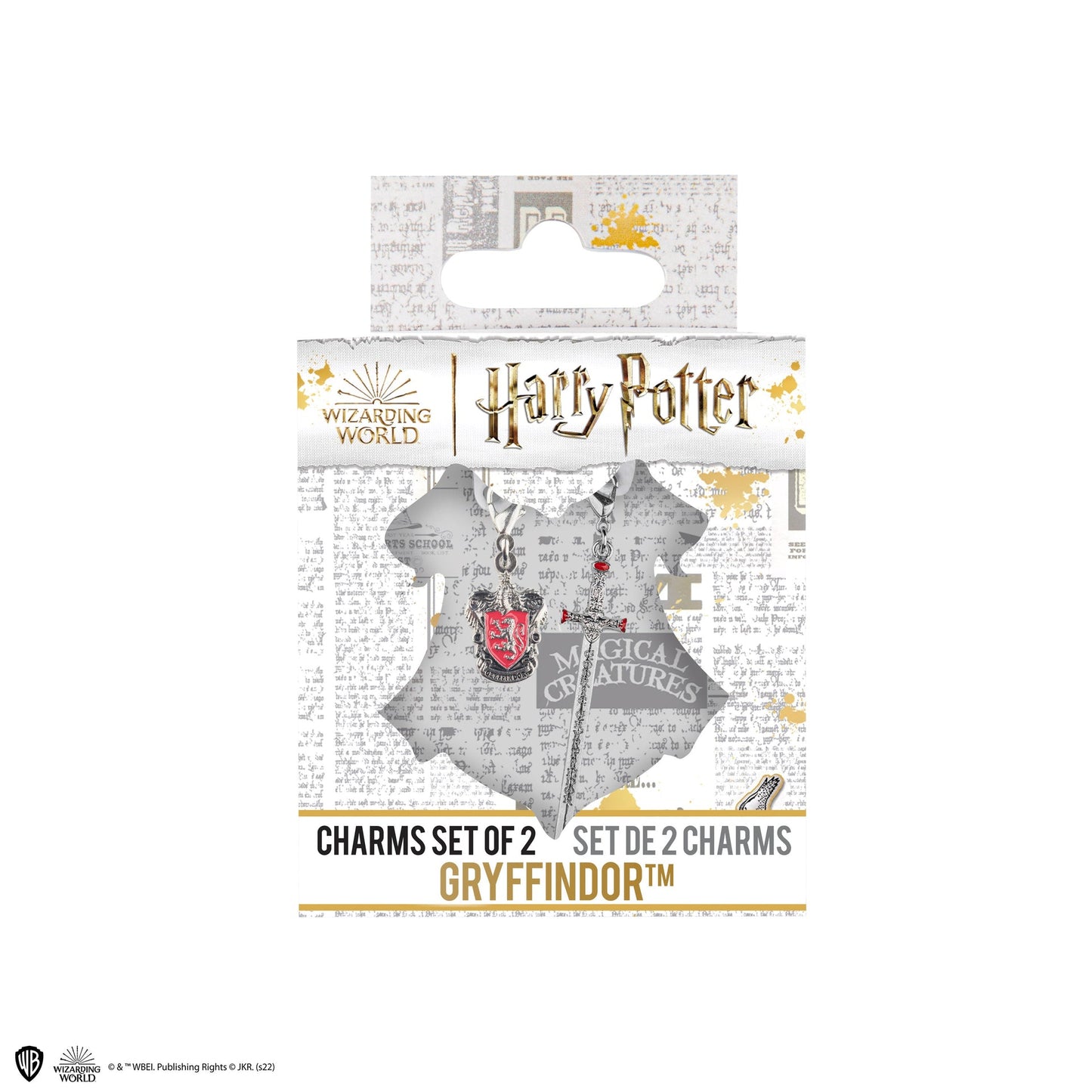 Set de 2 charms Gryffondor