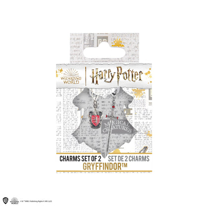 Set de 2 charms Gryffondor