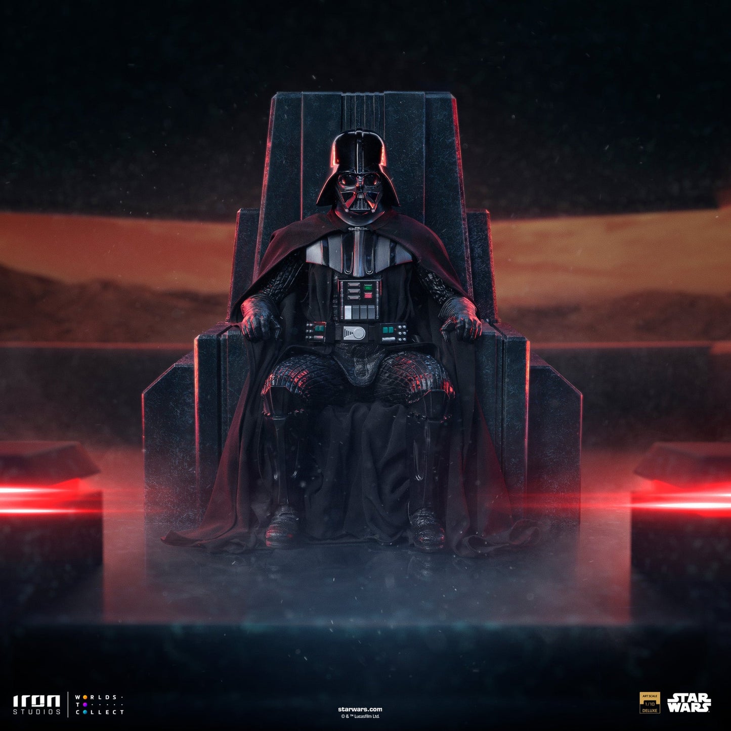 Statue Darth Vader auf Thron – Star Wars: Obi-Wan Kenobi Serie – Art Scale 1/10