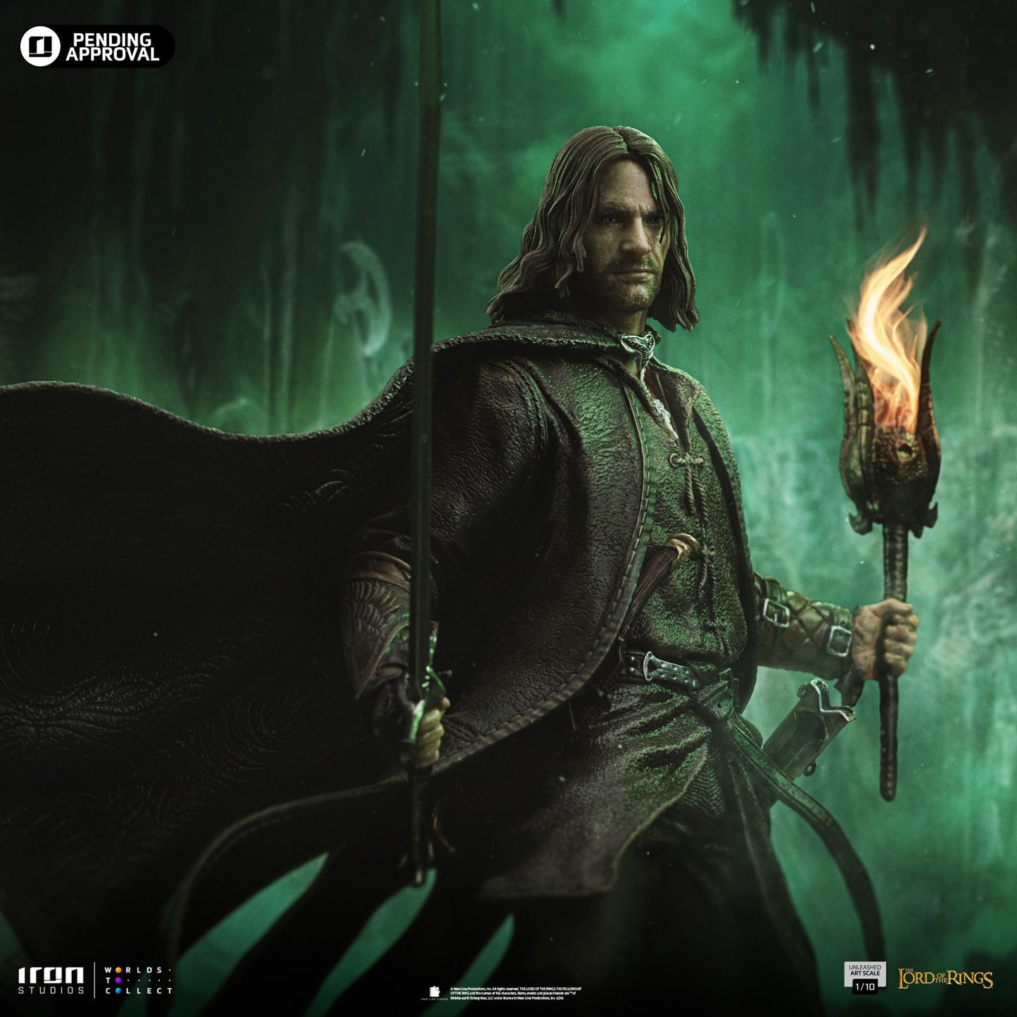 Statue Aragorn Entfesselt - Der Herr der Ringe - Art Scale 1/10