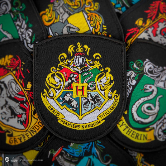 Set mit 5 Hogwarts-Häuser-Aufnähern
