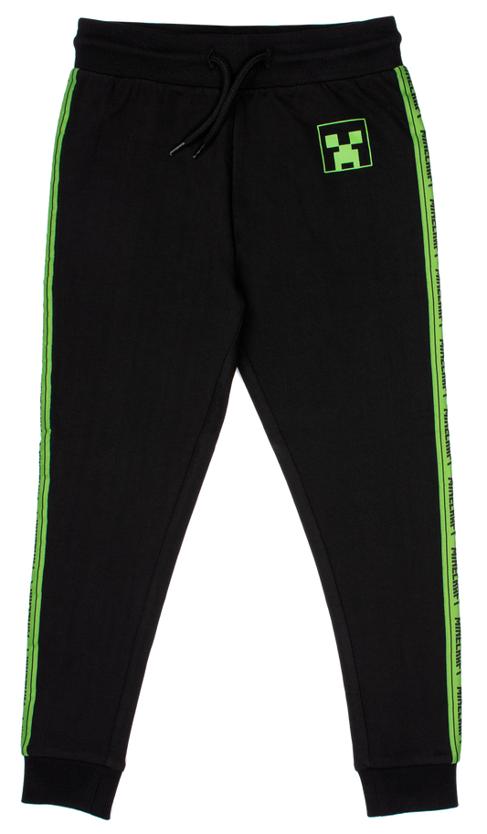Minecraft jogging bottoms – black – black