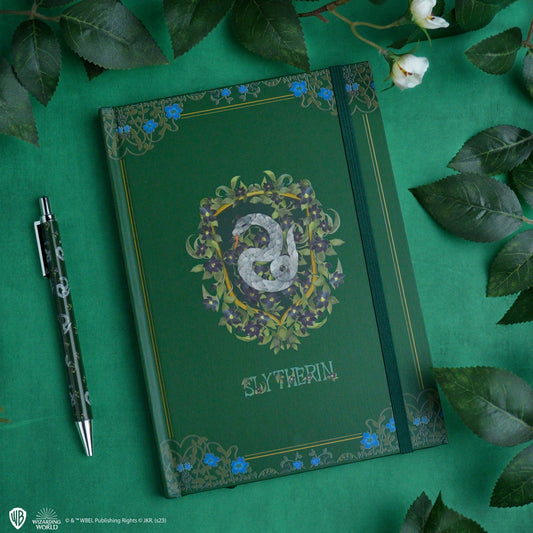 Deluxe Notizbuch- und Stiftset Zauberhafte Welt von Slytherin