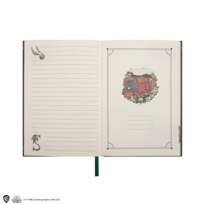 Set Carnet et Stylo Deluxe Monde Magique de Serpentard