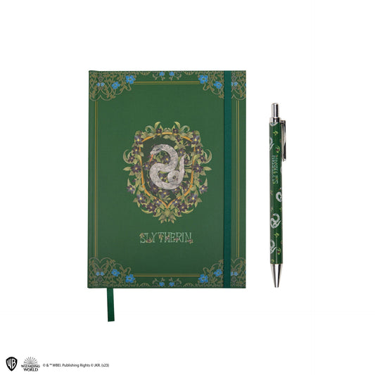 Deluxe Notizbuch- und Stiftset Zauberhafte Welt von Slytherin