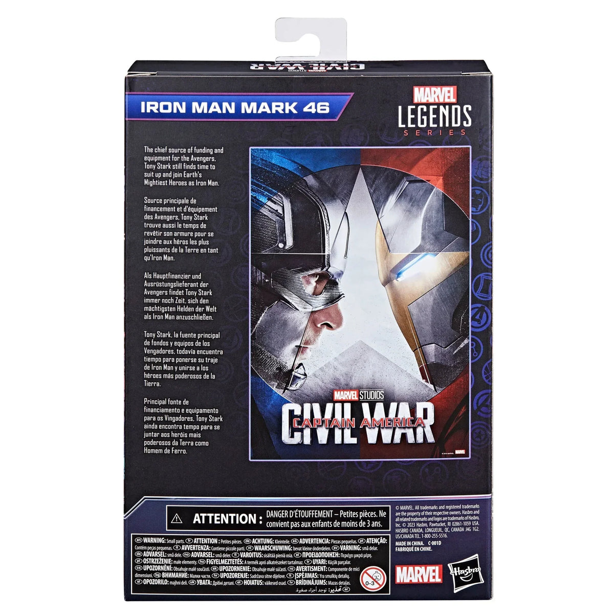 Marvel Legends Series Iron Man Mark 46 – vue produit 8