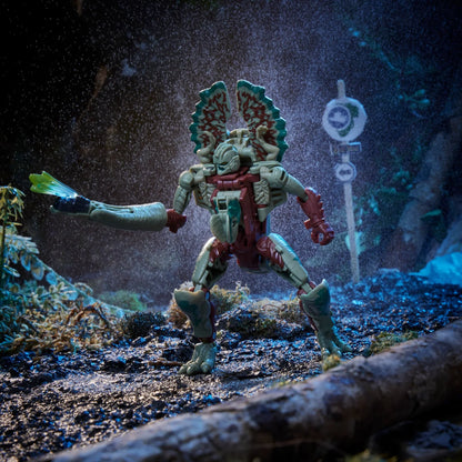 Transformers Collaborative Jurassic Park x Transformers Dilophocon and Autobot JP12