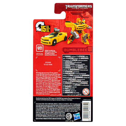 Transformers Generations Studio Series Origine Bumblebee – vue produit 5