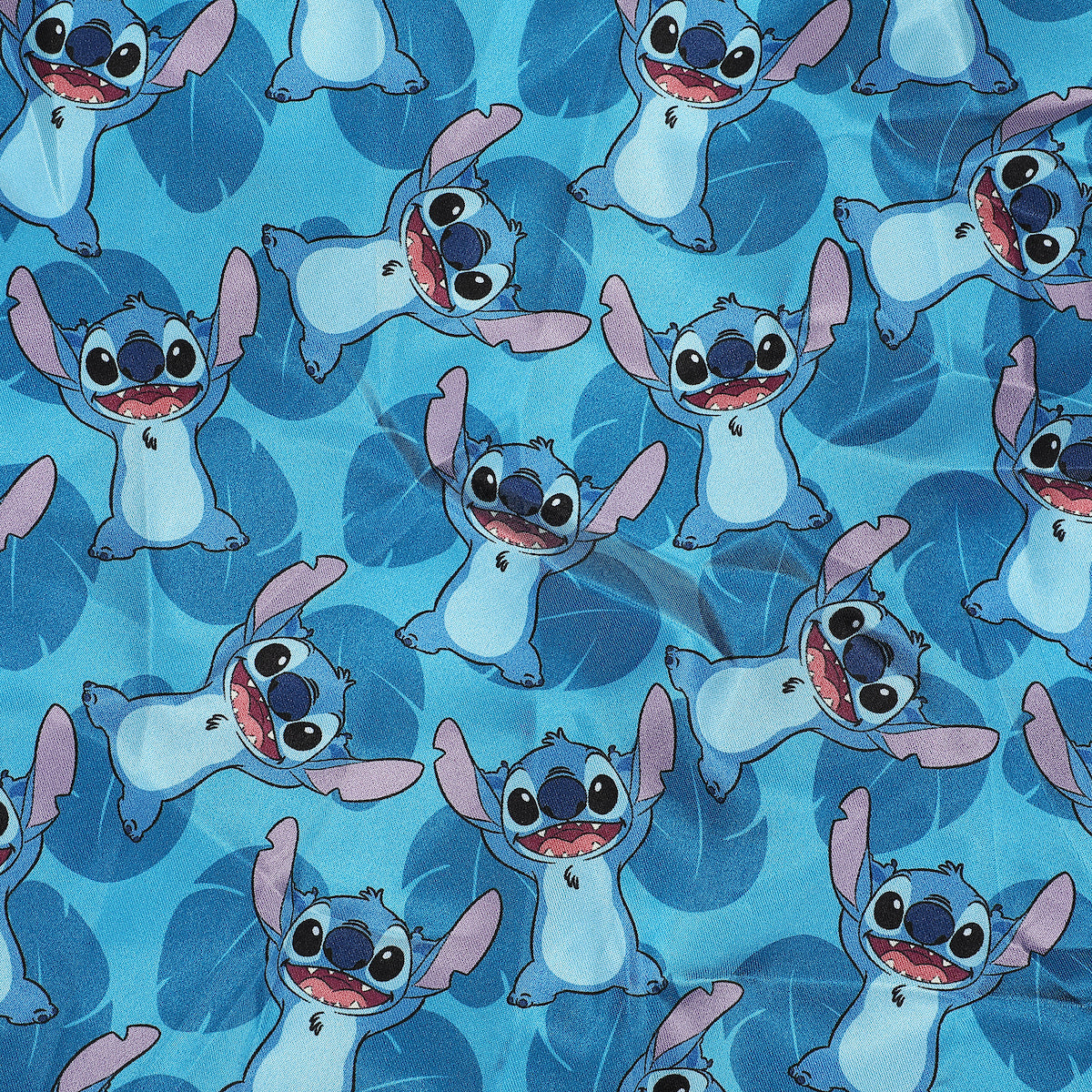 Bonnet de nuit en satin Disney Stitch – bleu