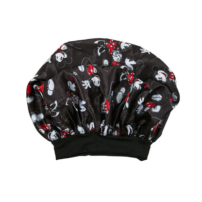 Bonnet de nuit en satin Disney Mickey & Minnie – noir