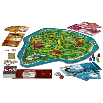 Jurassic Park - Gefahr „Französische Version“ Brettspiel