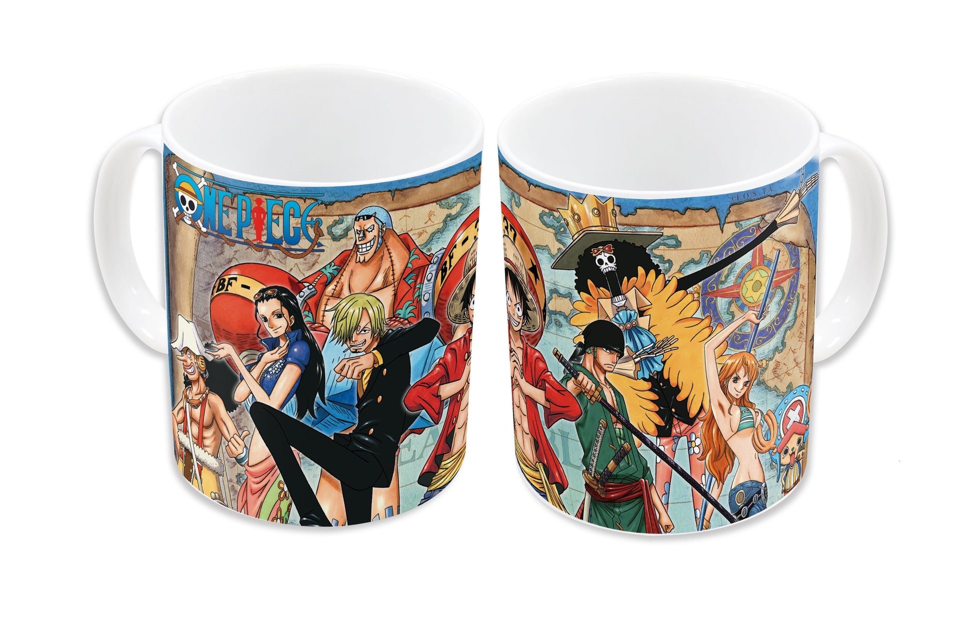 ONE PIECE Carte Mug en Porcelaine 325ml