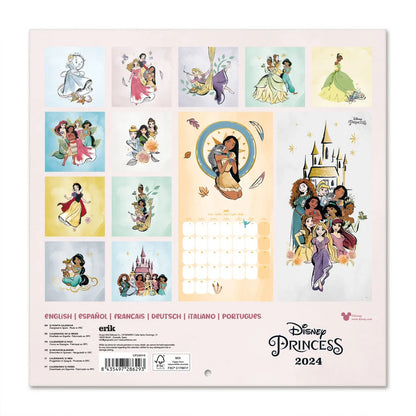 Disney Princess Wandkalender – 2024