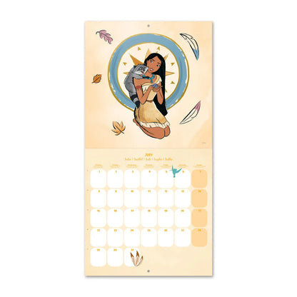 Disney Princess Wall Calendar - 2024