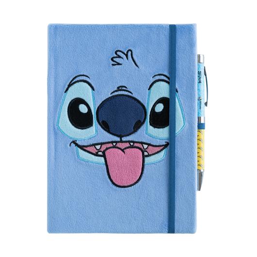 Lilo &amp; Stitch Furry Notebook + Projector Pen - Stitch