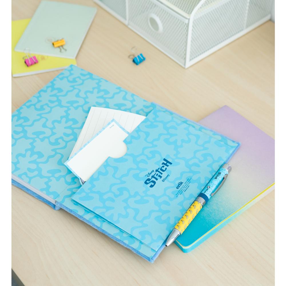 Lilo &amp; Stitch Furry Notebook + Projector Pen - Stitch